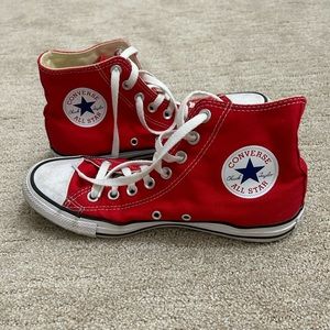 Red high top converse!
